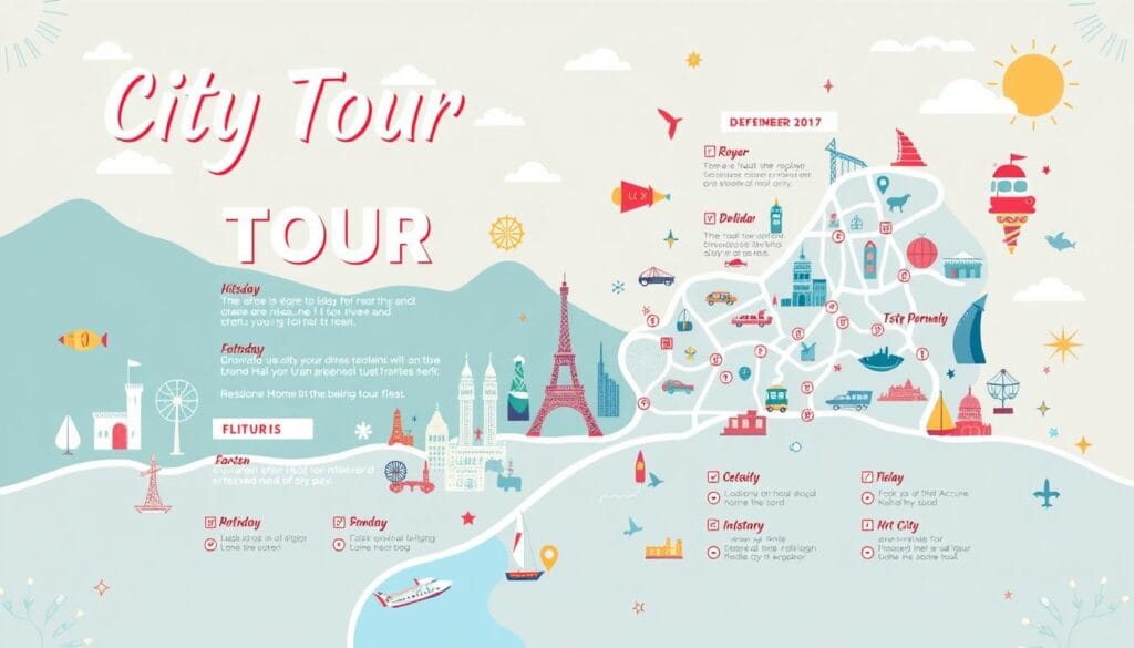 city tour itinerary template