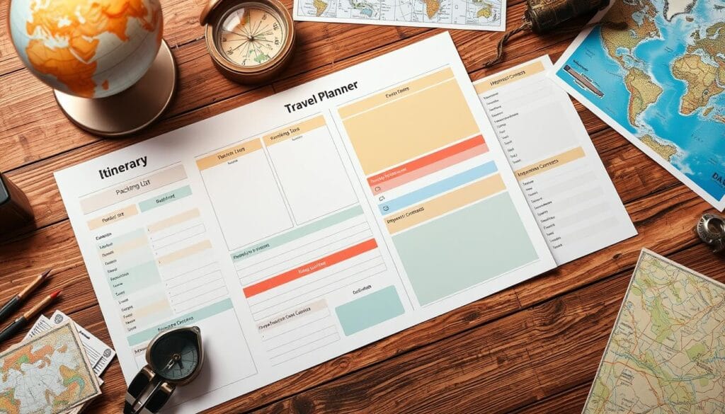 easy trip planning template
